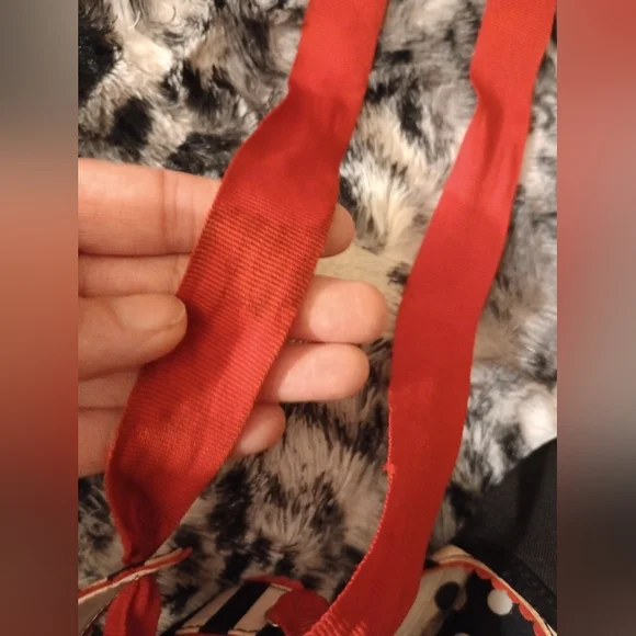 Retro Vegan Stripe Mary Jane Heels Women's - Picture 16 of 16